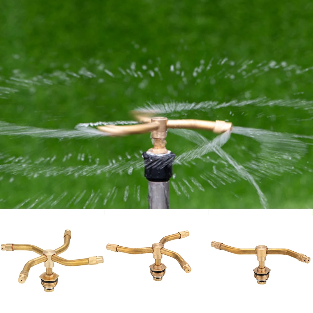Garden Sprayers 2/3/4 Arm Rotary Lawn Sprinkler 360-Degree Automatic Rotation Brass Sprinkler Gardening Sprayers & Accessories
Garden Sprayers 2/3/4 Arm Rotary Lawn Sprinkler 360-Degree Automatic Rotation Brass Sprinkler Gardening Sprayers & Accessories