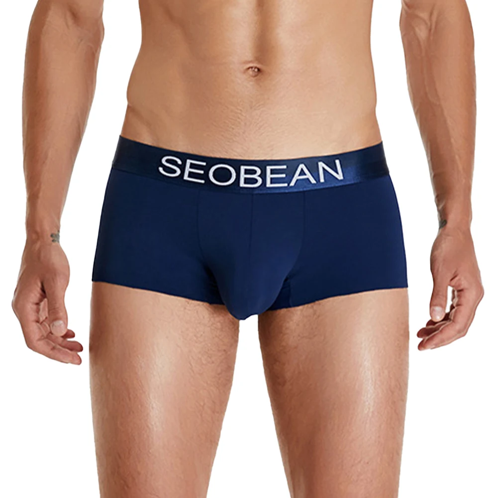 Men Ice Silk Boxer Sexy Seamless Briefs Big Pouch U Convex Underpants Soft Elastic Underpants Flex Waist Underwear Thin Swimwear
Men Ice Silk Boxer Sexy Seamless Briefs Big Pouch U Convex Underpants Soft Elastic Underpants Flex Waist Underwear Thin Swimwear