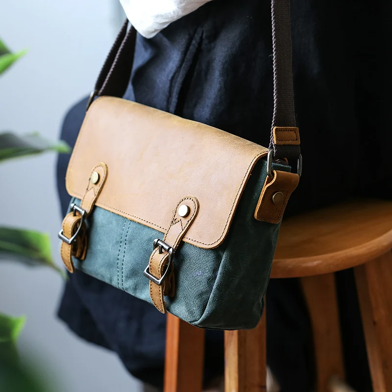 Fashion Joker designer luxury canvas genuine leather women messenger bag casual outdoor daily shoulder crossbody bag for female
Fashion Joker designer luxury canvas genuine leather women messenger bag casual outdoor daily shoulder crossbody bag for female