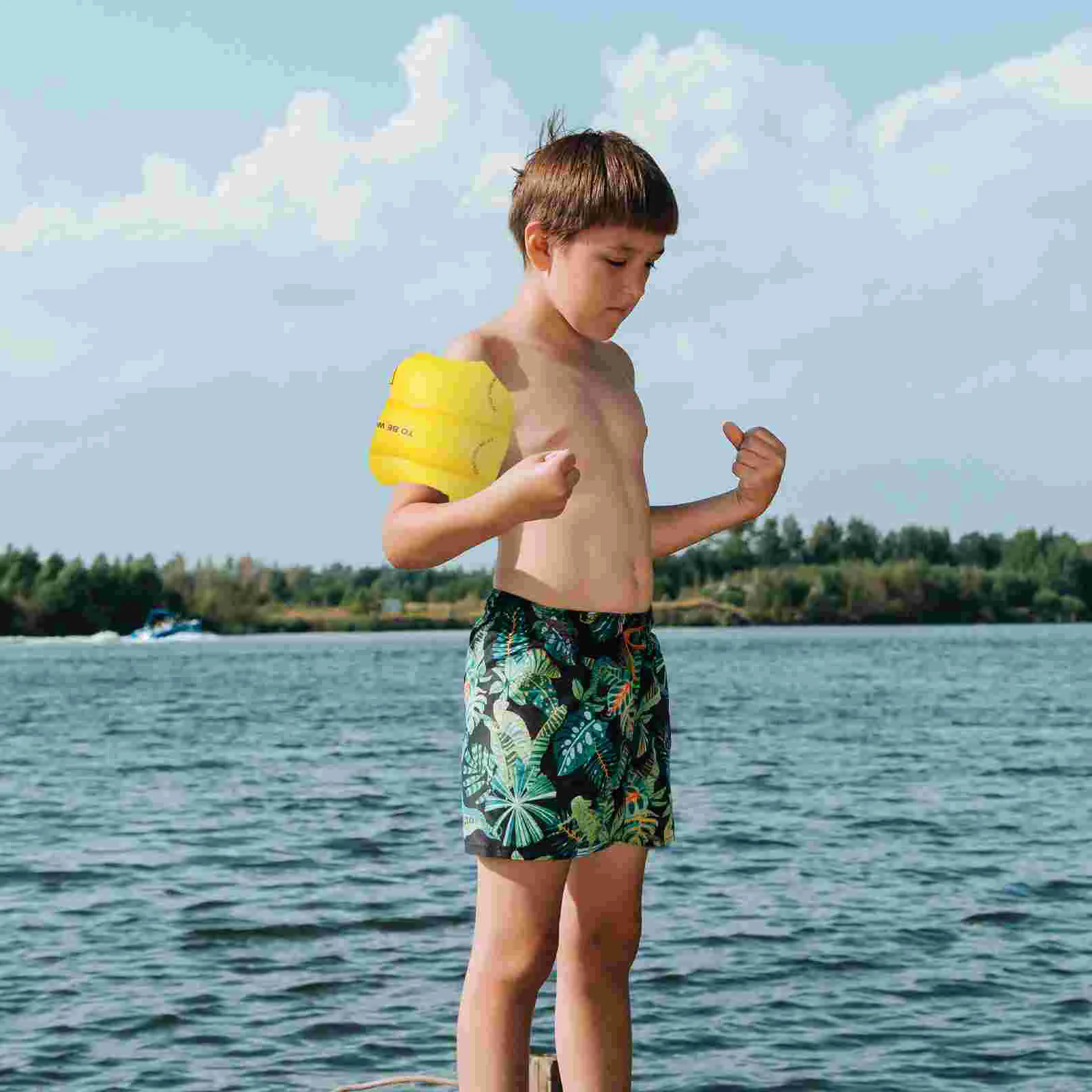 

2 Pcs Swimming Armband Water Sleeve Beginner Supplies Adult Floaties Circle Rings Floating Sleeves