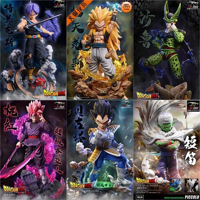 

Dragon Ball GK Son Gohan Cell Piccolo Vegeta Majin Buu Frieza Super Saiyan Rose Gotenks Trunks Action Figures PVC Model Toys