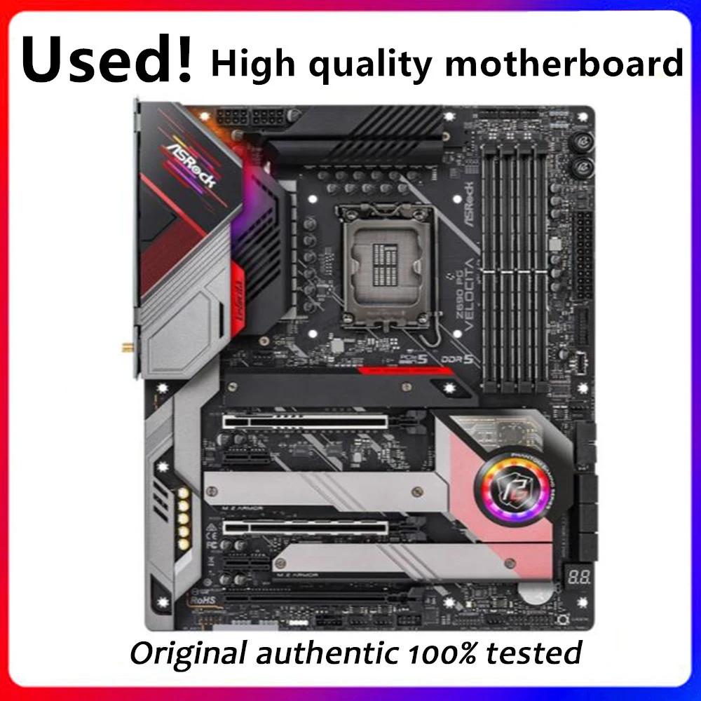 Материнская плата LGA 1700 для ASRock Z690 PG fast ITA, оригинальная материнская плата для Intel Z690 DDR5, i7/i5/i3
Материнская плата LGA 1700 для ASRock Z690 PG fast ITA, оригинальная материнская плата для Intel Z690 DDR5, i7/i5/i3
