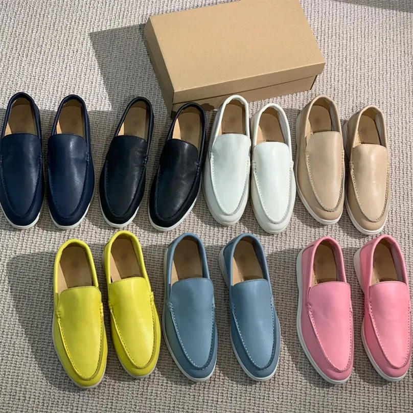 

Summer stroll Luoluo piano loafers men's flat bottomed casual shoes, walking single shoes spring and autumn women's mocasines