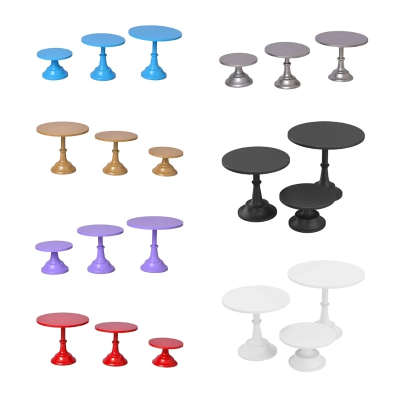 C7AD 3PCS Cake Stand Set Round Dessert Tray Cake Supplies Party Cakes Holder Metal Material Wedding Cakes Stand for Display
C7AD 3PCS Cake Stand Set Round Dessert Tray Cake Supplies Party Cakes Holder Metal Material Wedding Cakes Stand for Display