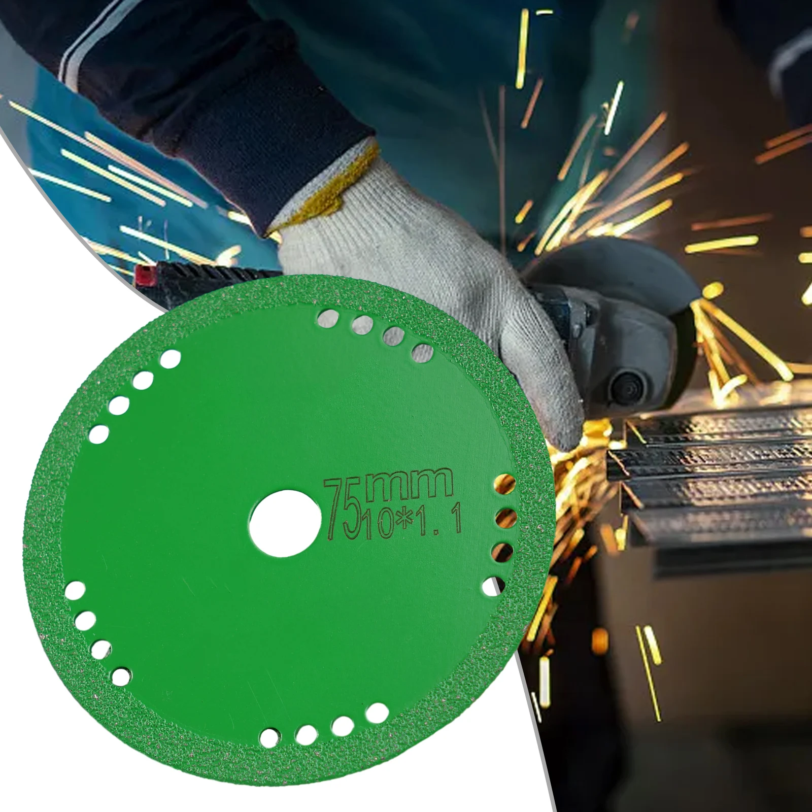 Glass Cutting Disc 10mm Inner Hole Diamond Marble Saw Blade Jade Crystal Wine Bottles Grinding Chamfering Polishing Cutting 75mm
Glass Cutting Disc 10mm Inner Hole Diamond Marble Saw Blade Jade Crystal Wine Bottles Grinding Chamfering Polishing Cutting 75mm