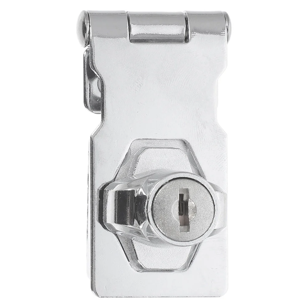 Cabinet Door Lock Display Showcase Buckle Iron Keyed Hasp Locks Furniture Latch
Cabinet Door Lock Display Showcase Buckle Iron Keyed Hasp Locks Furniture Latch