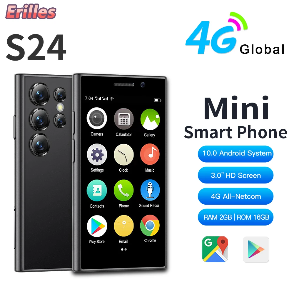2024 New Global Smartphone S24 Mini 4G Android OS 10.0 Google Store 2000mAh Facial Unlock Small Smartphones Latest Upgrade
2024 New Global Smartphone S24 Mini 4G Android OS 10.0 Google Store 2000mAh Facial Unlock Small Smartphones Latest Upgrade