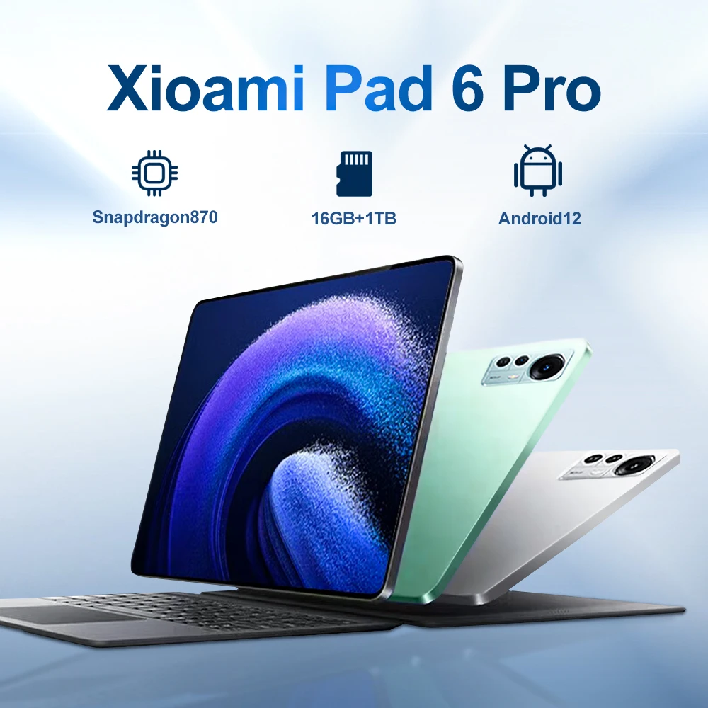 2024 Original Global Version Tablet Android Pad 6 Pro 16GB+1TB Snapdragon 870 Tablets PC 5G Dual SIM Card Or WIFI HD 4K Mi Tab
2024 Original Global Version Tablet Android Pad 6 Pro 16GB+1TB Snapdragon 870 Tablets PC 5G Dual SIM Card Or WIFI HD 4K Mi Tab