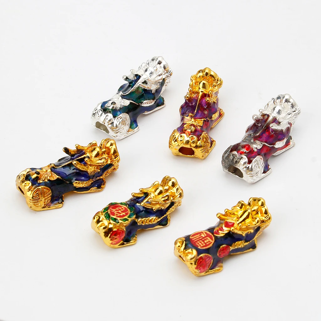 Chinese Feng Shui Pixiu Spacer Ball Beads Good Lucky Pi Yao Wealth Money Amulet DIY Bracelet Necklace Jewelry Craft Supplies
Chinese Feng Shui Pixiu Spacer Ball Beads Good Lucky Pi Yao Wealth Money Amulet DIY Bracelet Necklace Jewelry Craft Supplies