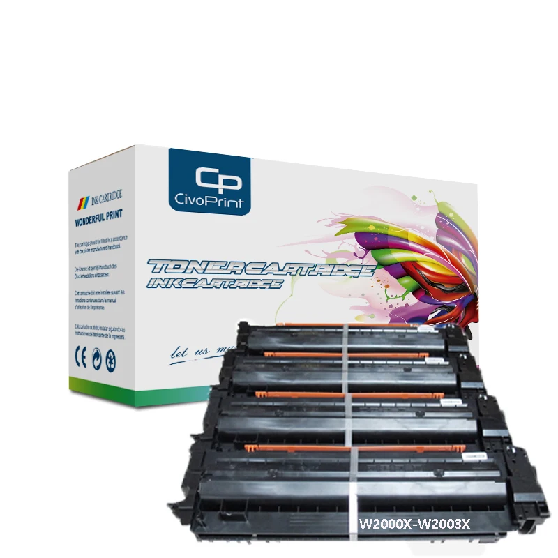 Civoprint W2000X for HP 658X M751n M751dn Printer W2001X W2002X W2003X Color Toner Cartridge 15K-12K pages with chip
Civoprint W2000X for HP 658X M751n M751dn Printer W2001X W2002X W2003X Color Toner Cartridge 15K-12K pages with chip