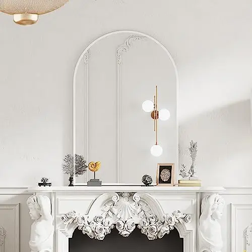White Frame Mirror, White Bathroom Mirror for , White Arch Mirror for Mantel Livingroom, Arched Bathroom Mirror, Arch Mirror,Ex
White Frame Mirror, White Bathroom Mirror for , White Arch Mirror for Mantel Livingroom, Arched Bathroom Mirror, Arch Mirror,Ex