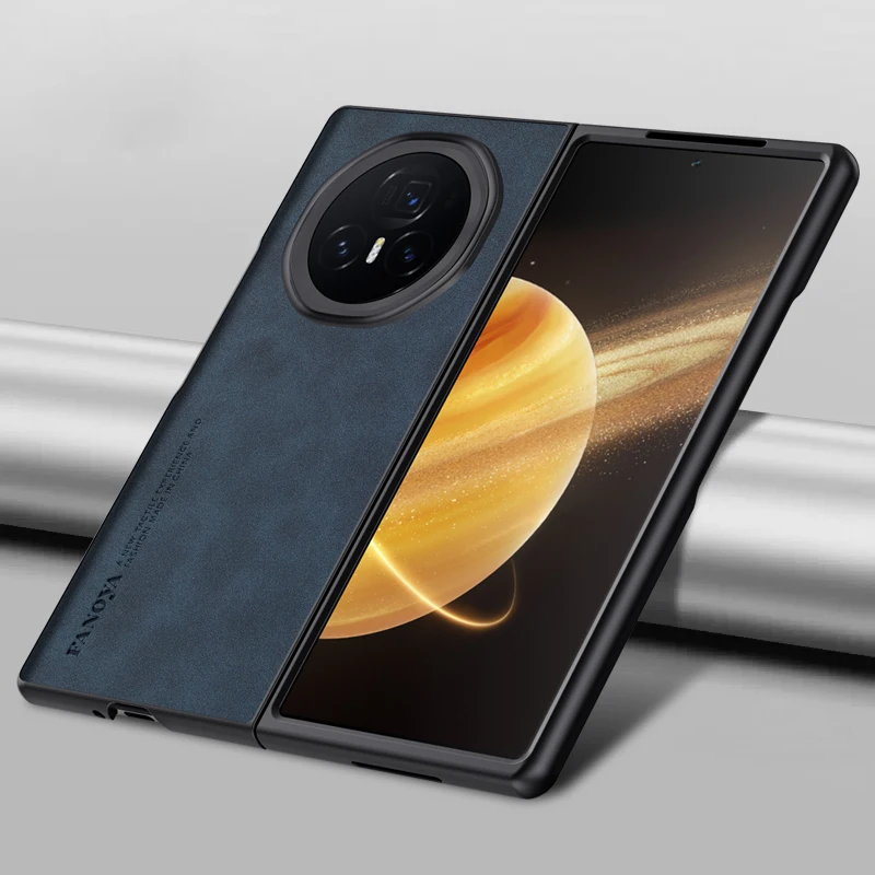 غطاء خلفي من جلد البولي يوريثان غير اللامع لهاتف Honor Magic V3 FCP-AN10 35 غطاء خلفي من جلد البولي يوريثان غير اللامع لهاتف Honor Magic V3 FCP-AN10