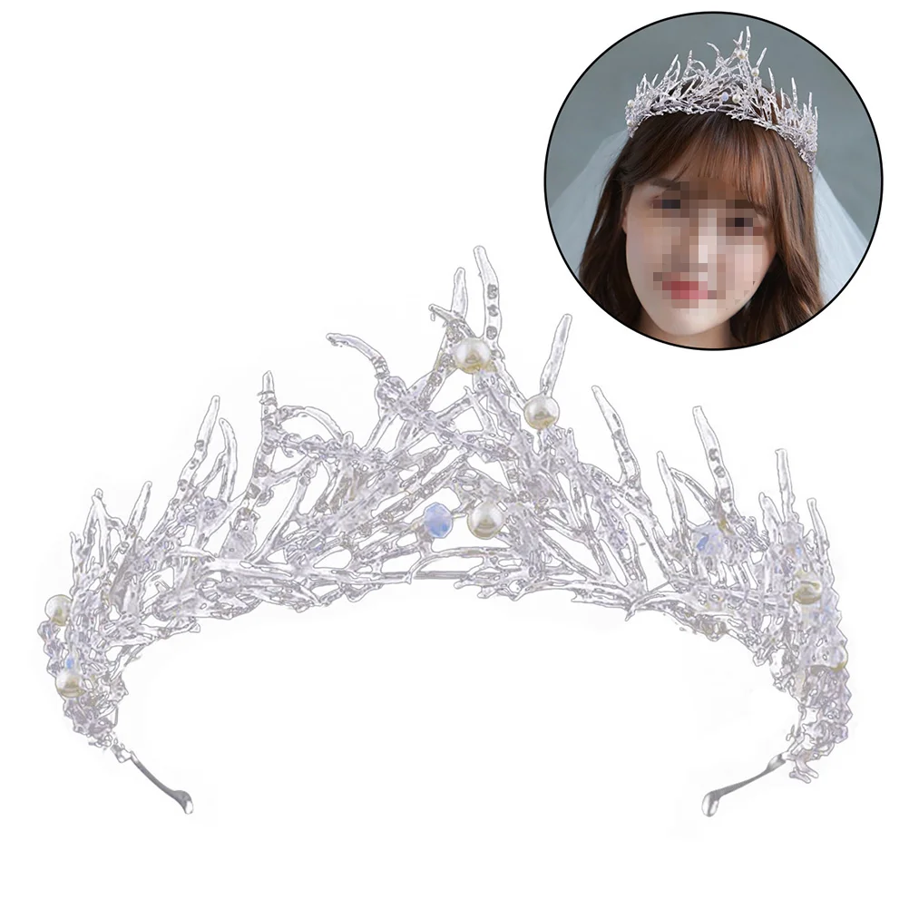 Baroque Rhinestone Bridal Tiaras Vintage Alloy Headband for Wedding Costume
Baroque Rhinestone Bridal Tiaras Vintage Alloy Headband for Wedding Costume