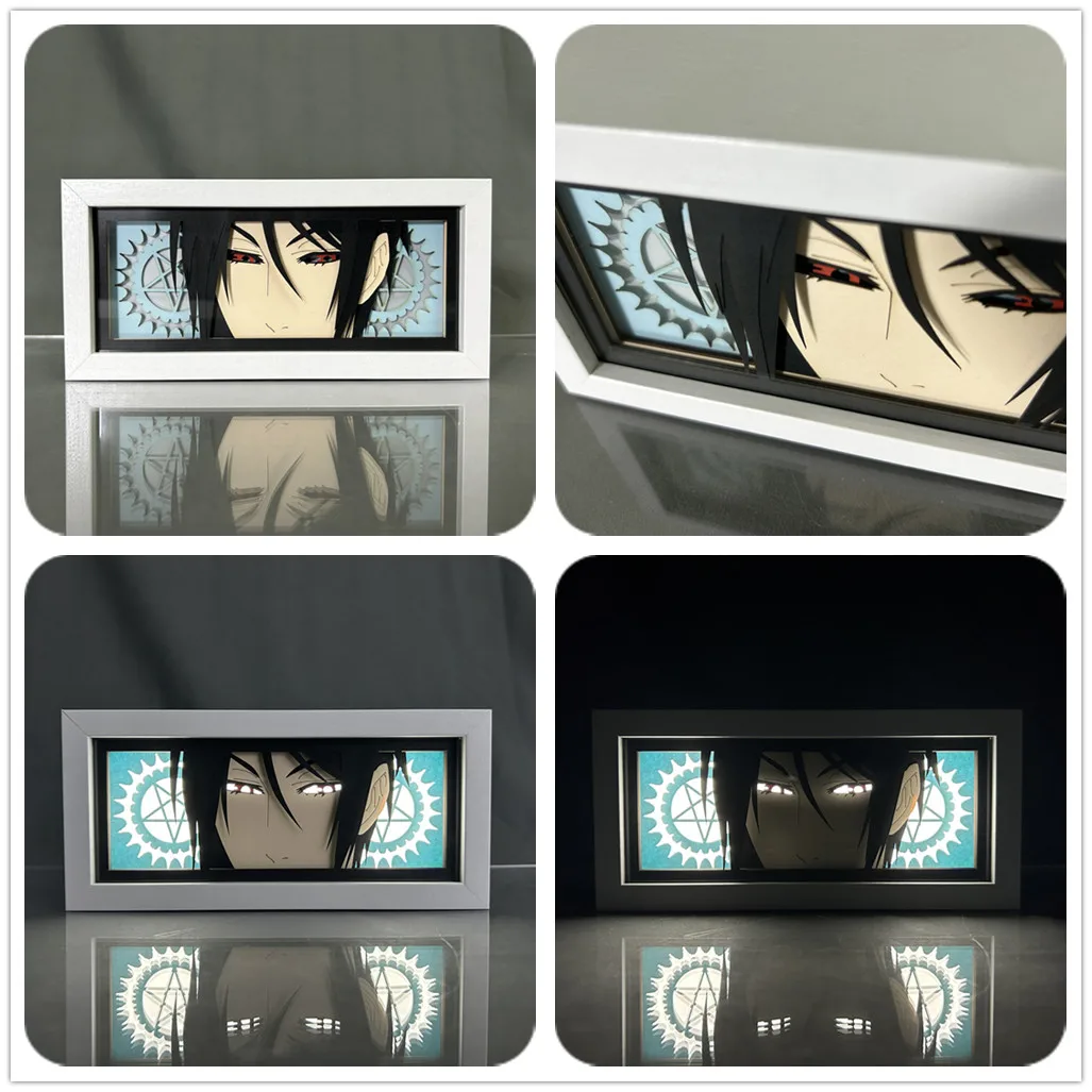 Anime Led Light Box Sebastian for Room Decor Lightbox Table Lamp Ciel Phantomhive Paper Cut Shadow Box Black Butler Undertaker
Anime Led Light Box Sebastian for Room Decor Lightbox Table Lamp Ciel Phantomhive Paper Cut Shadow Box Black Butler Undertaker