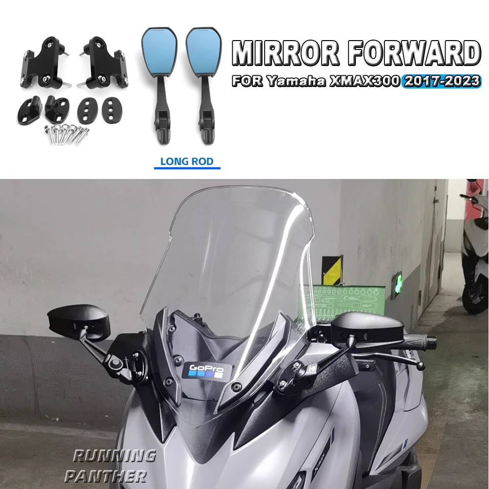 Xmax300 Motorcycle Accessories Mirror Set Suitable For Yamaha XMAX300 2017-2023 Rearview Mirror Forward Bracket Set X MAX 300
Xmax300 Motorcycle Accessories Mirror Set Suitable For Yamaha XMAX300 2017-2023 Rearview Mirror Forward Bracket Set X MAX 300