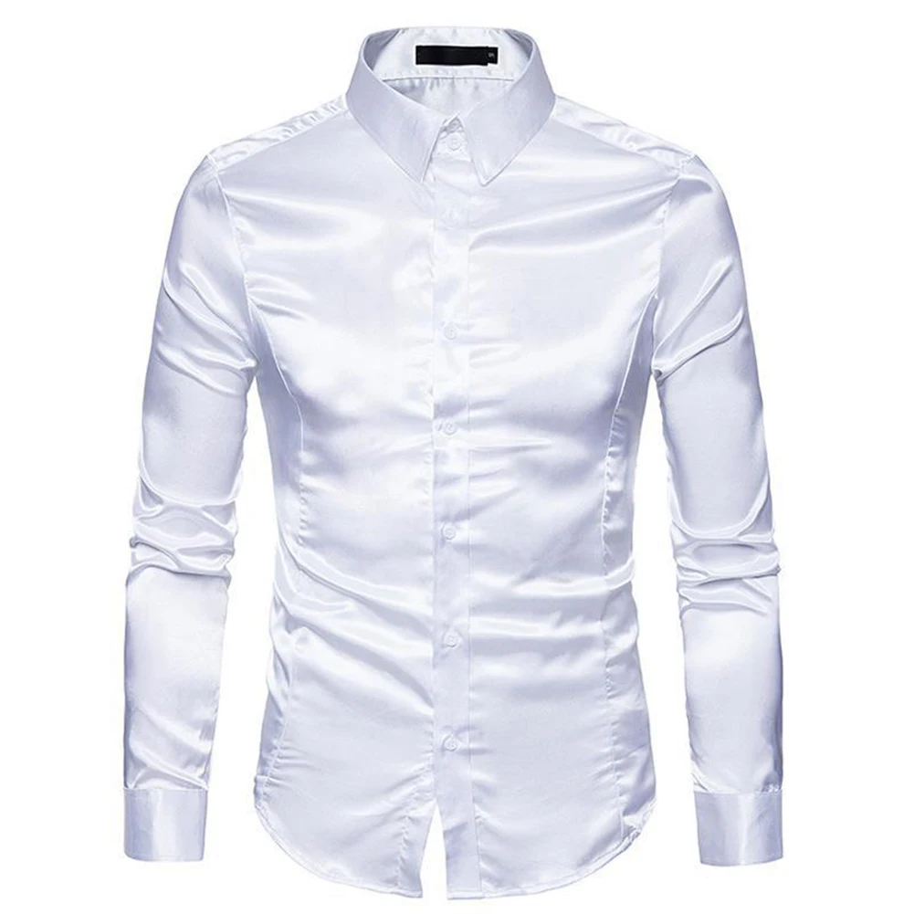 Slim Dress Shirt for Men Collared Satin Luxury Perfect for Any Occasion Durable and Comfortable for All Season Wear
Slim Dress Shirt for Men Collared Satin Luxury Perfect for Any Occasion Durable and Comfortable for All Season Wear