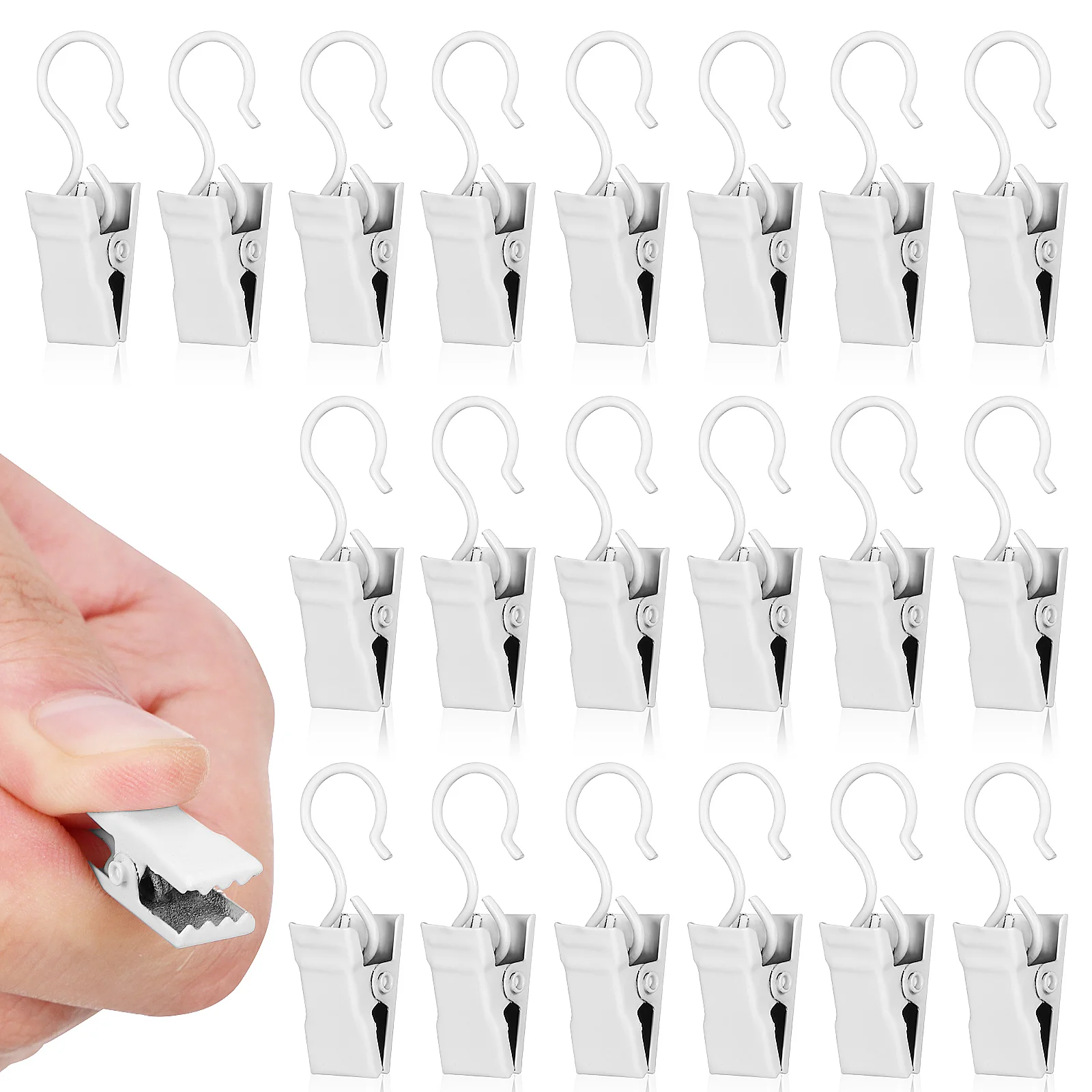 Small Hook Clip Set Metal Curtain Hanger Photo (painted White) 40 Pieces Craft Show Display Supplies Clips Hanging Coat Hangers
Small Hook Clip Set Metal Curtain Hanger Photo (painted White) 40 Pieces Craft Show Display Supplies Clips Hanging Coat Hangers