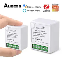 Tuya Zigbee Mini Switch 16A 2 Way Control Smart Home Automation Module Works With Alexa Google Home Smart Life App Aubess
Tuya Zigbee Mini Switch 16A 2 Way Control Smart Home Automation Module Works With Alexa Google Home Smart Life App Aubess