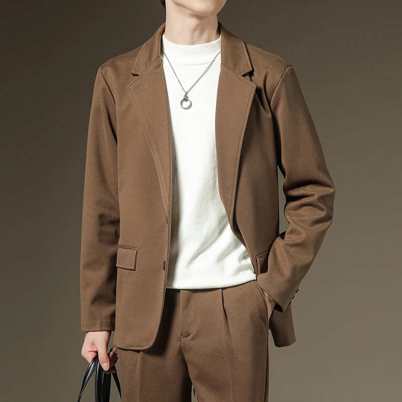 2024-New Men's Fashion Casual Slim Wool Wool Solid Color Gentleman Korean Business Evening Dress Officiating Wedding Blazer
2024-New Men's Fashion Casual Slim Wool Wool Solid Color Gentleman Korean Business Evening Dress Officiating Wedding Blazer