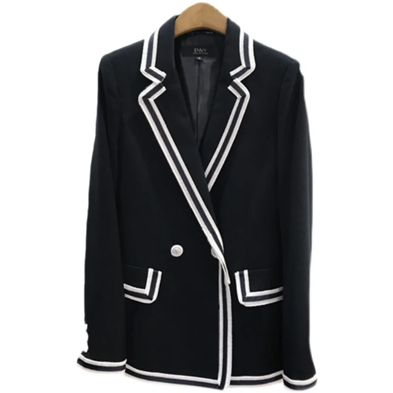 SuperAen Casual Suit Coat Women's Autumn 2023 New Korean Contrast Color Splicing High Quality Blazer Top
SuperAen Casual Suit Coat Women's Autumn 2023 New Korean Contrast Color Splicing High Quality Blazer Top
