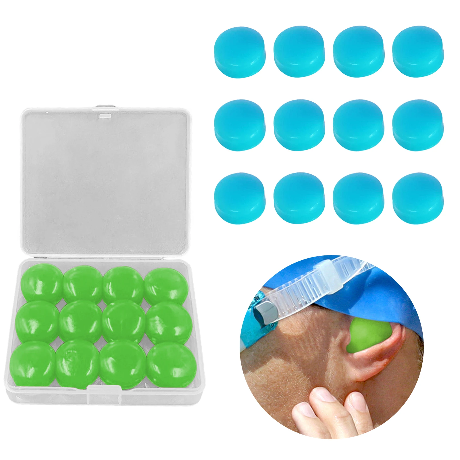 24pcs Reusable Mini Travel Durable Noise Reduction Universal Deep Sleeping Soft Portable Hearing Protection Ear Plug Airplane
24pcs Reusable Mini Travel Durable Noise Reduction Universal Deep Sleeping Soft Portable Hearing Protection Ear Plug Airplane