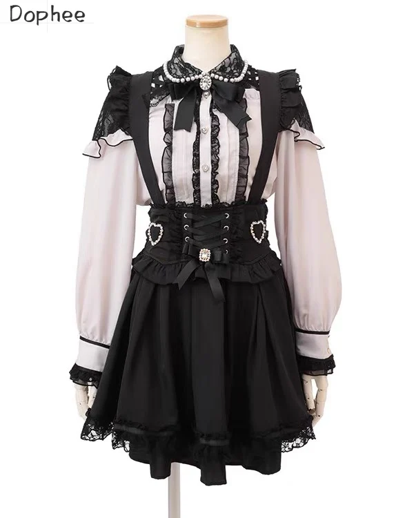 Женская кружевная юбка Dophee серии Landmine, короткая юбка с высокой талией и бантом
Женская кружевная юбка Dophee серии Landmine, короткая юбка с высокой талией и бантом