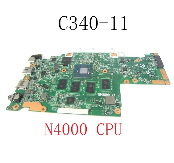 

For Lenovo Chromebook C340-11 Touch Laptop motherboard With N4000 CPU 4G RAM 32GB SSD 5B20S42666 BM5899 V1.2 100% test work
