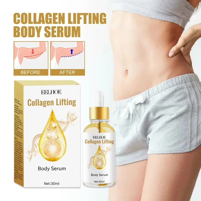 

Body Firming Essence of Collagen Anti Cellulite Losing Weight Abdomen Massage Slimming Breast Tightening Fat Burning Serum 30ml