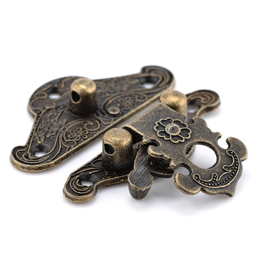 4pcs Furniture Hinges Fixing Clasp Fitting Chinese Buckle Table Antique Box Hinge Buckle Decor Hardware Accessories
4pcs Furniture Hinges Fixing Clasp Fitting Chinese Buckle Table Antique Box Hinge Buckle Decor Hardware Accessories