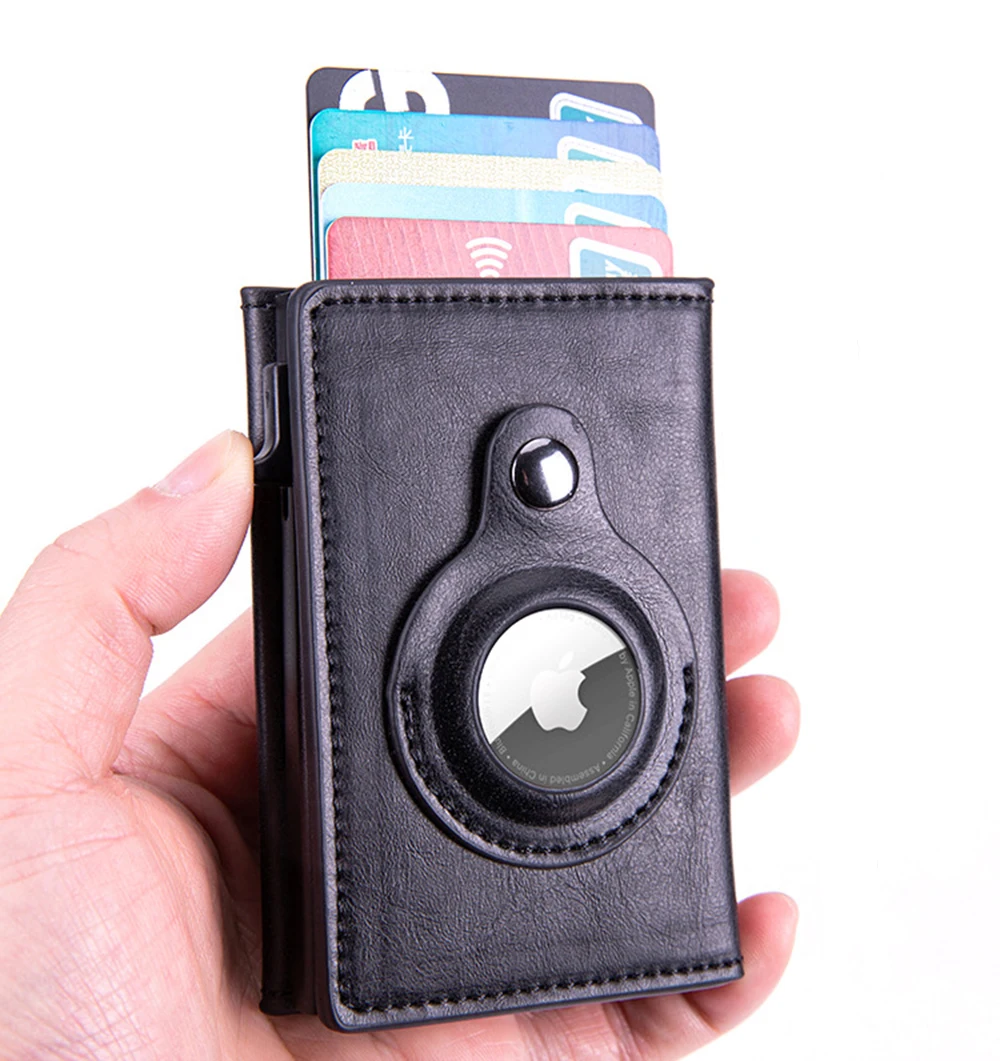 2022 New Apple Airtag Wallet Men PU leather Fashion ID Credit Card Holder Rfid Slim Airtag Slide Wallet Designer Cardholder
2022 New Apple Airtag Wallet Men PU leather Fashion ID Credit Card Holder Rfid Slim Airtag Slide Wallet Designer Cardholder