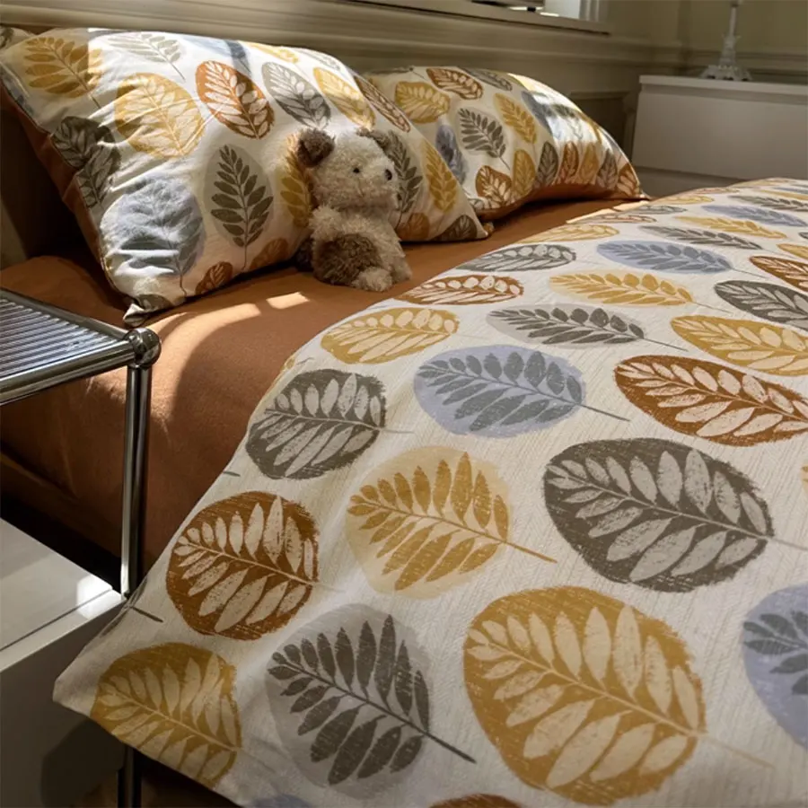 Pastoral leaf brown gray orange bedding set,twin full queen king rustic cotton home textile bed sheet pillow case quilt cover
Pastoral leaf brown gray orange bedding set,twin full queen king rustic cotton home textile bed sheet pillow case quilt cover