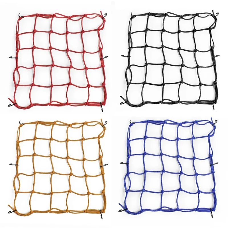 40x40cm Cargo Net, Heavy Duty Bungee Net Stretches to 80x80cm, Gear Helmet Luggage Thicken Reflective Netting with 6 Metal Hooks
40x40cm Cargo Net, Heavy Duty Bungee Net Stretches to 80x80cm, Gear Helmet Luggage Thicken Reflective Netting with 6 Metal Hooks