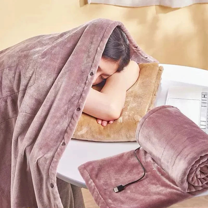 Heated Shawl Throw Blanket USB Electric Blanket Coral Velvet Heater Mattress Heater Machine Household Supply Temperature Control
Heated Shawl Throw Blanket USB Electric Blanket Coral Velvet Heater Mattress Heater Machine Household Supply Temperature Control