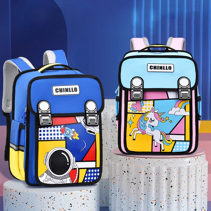 New Primary School Students Backpacks Cartoon Astronaut School Bags for Boys 1-6 Grade Girls Unicorn Bookbag Mochilas Escolares
New Primary School Students Backpacks Cartoon Astronaut School Bags for Boys 1-6 Grade Girls Unicorn Bookbag Mochilas Escolares