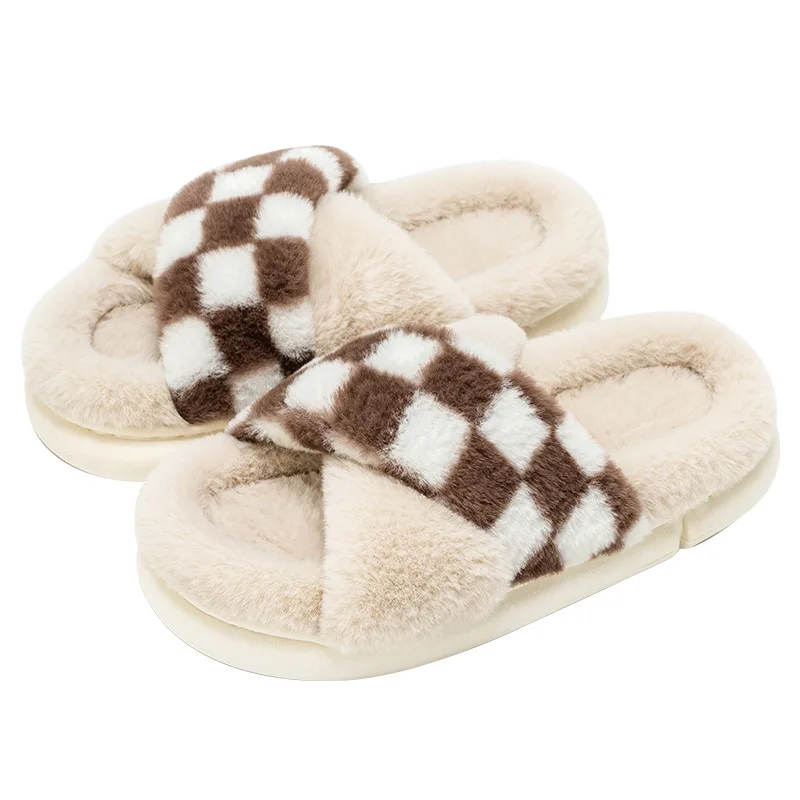 In Autumn And Winter Indoor Lovers' Plush Cotton Slippers With Non Slip Thick Soles And Soft Pregnant Women's Shoes Keep Warm
In Autumn And Winter Indoor Lovers' Plush Cotton Slippers With Non Slip Thick Soles And Soft Pregnant Women's Shoes Keep Warm