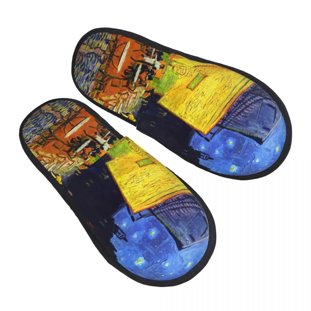 Cafe Terrace At Night Guest Slippers for Spa Women Custom Print Vincent Van Gogh Painting House Slipper
Cafe Terrace At Night Guest Slippers for Spa Women Custom Print Vincent Van Gogh Painting House Slipper
