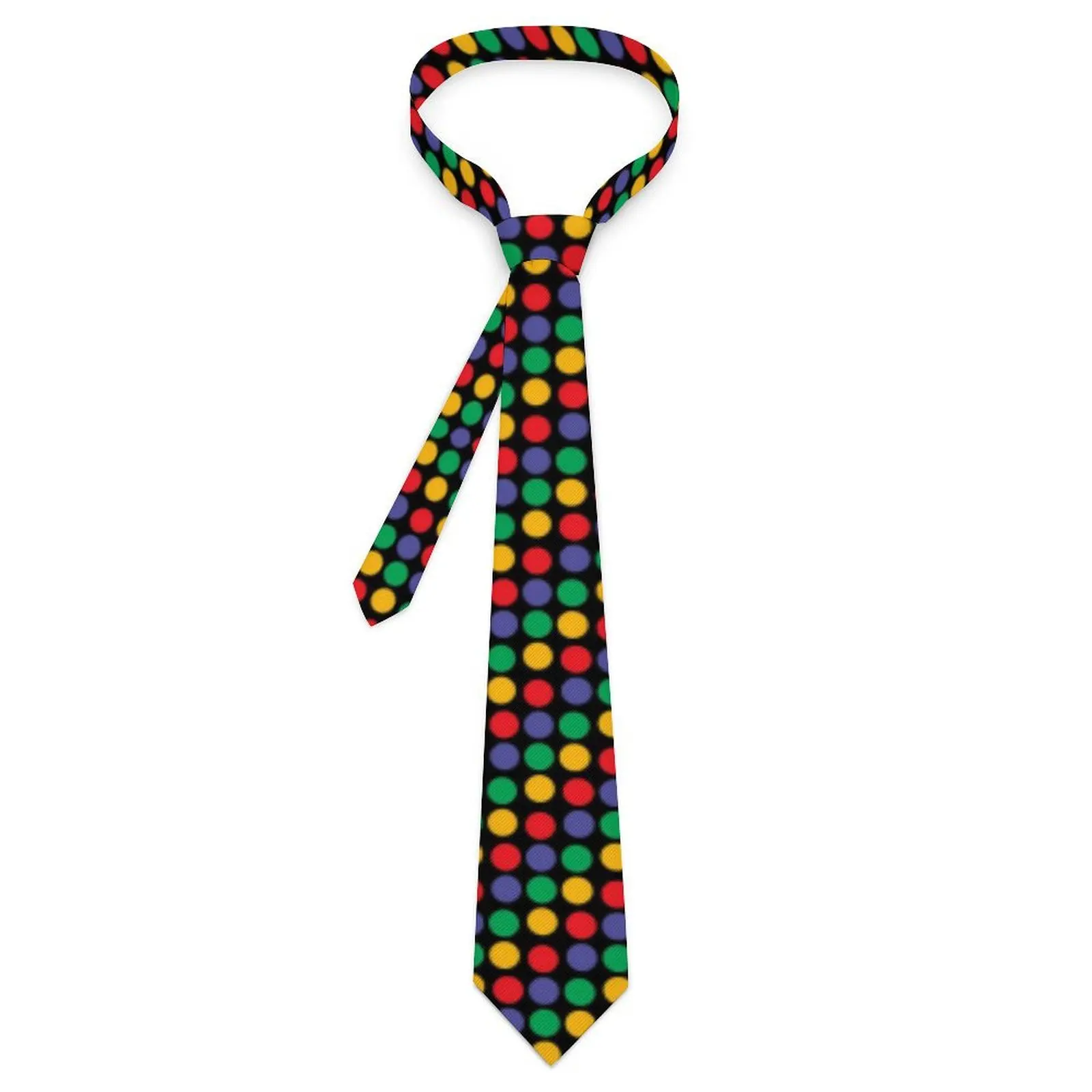 Rainbow Polka Dots Tie Colorful Print Design Neck Ties Classic Elegant Collar Tie For Men Wedding Necktie Accessories
Rainbow Polka Dots Tie Colorful Print Design Neck Ties Classic Elegant Collar Tie For Men Wedding Necktie Accessories