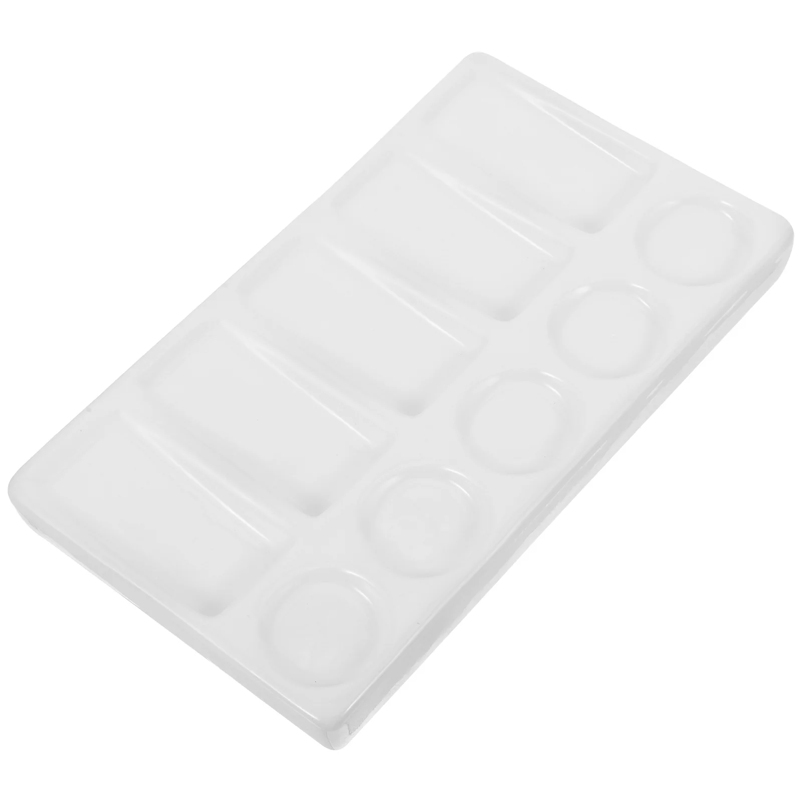 White Paint Ceramic Paint Palette 10 Watercolors Mixing Palette Tray Painting Color Pallet Pigment Mixing Plates Artist Painters
White Paint Ceramic Paint Palette 10 Watercolors Mixing Palette Tray Painting Color Pallet Pigment Mixing Plates Artist Painters