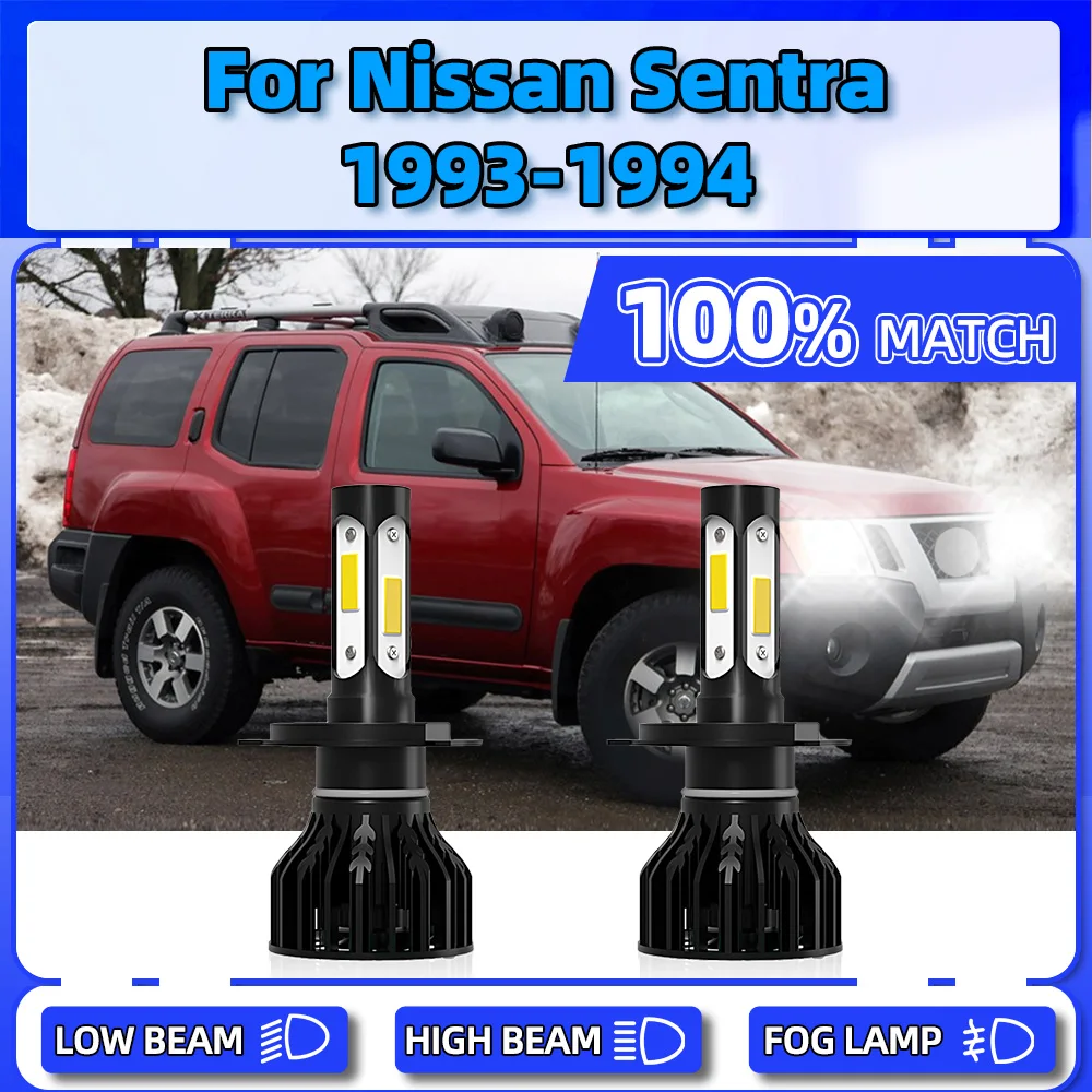 2Pcs H4 LED Headlight Bulbs 20000LM CSP Chips Auto Lamps 120W Car Lights 6000K 12V Turbo Car Lamps For Nissan Sentra 1993 1994
2Pcs H4 LED Headlight Bulbs 20000LM CSP Chips Auto Lamps 120W Car Lights 6000K 12V Turbo Car Lamps For Nissan Sentra 1993 1994