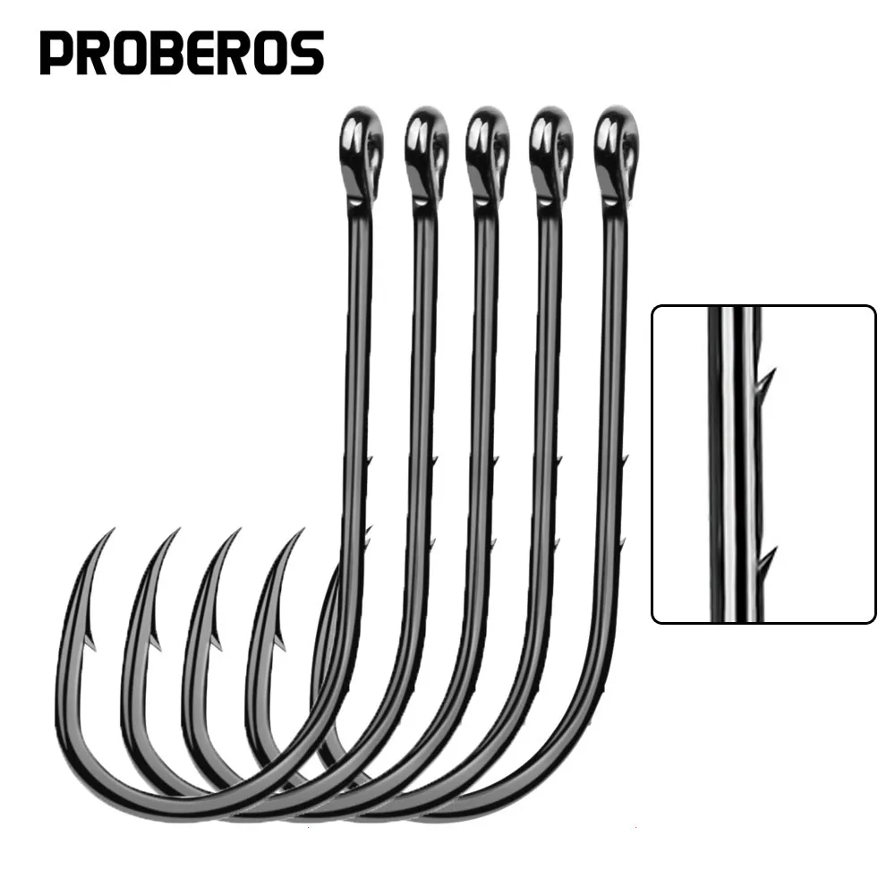 PRO BEROS 100Pcs Big Fishing Hooks Sea Barbed Live Bait Hook Shank Down Eye Offset Circle Hook Carp Fishing Jig Worm Hooks
PRO BEROS 100Pcs Big Fishing Hooks Sea Barbed Live Bait Hook Shank Down Eye Offset Circle Hook Carp Fishing Jig Worm Hooks