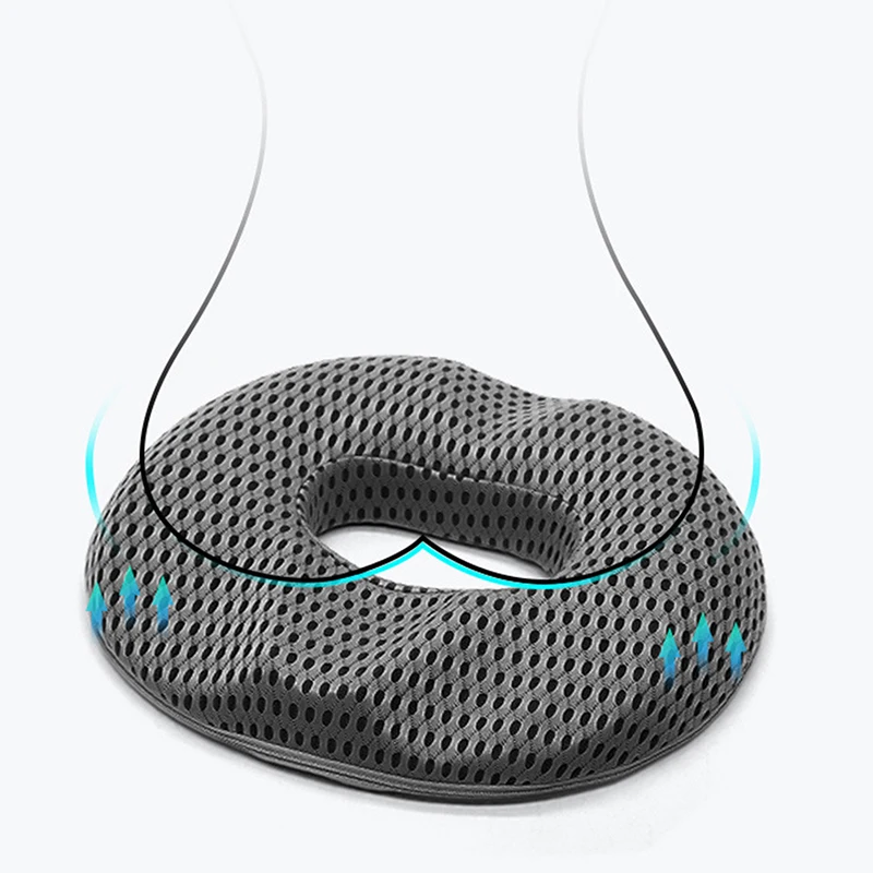 Подушка для кресла с эффектом памяти, от геморроя 
Подушка для кресла с эффектом памяти, от геморроя