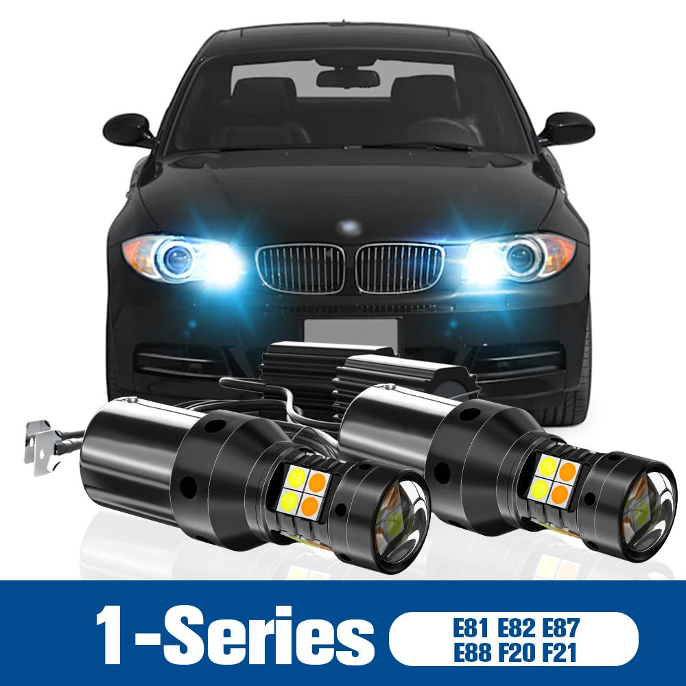 2pcs LED Dual Mode Turn Signal+Daytime Running Light DRL Accessories Canbus For BMW 1-Series E81 E87 E88 E82 F20 F21 2007 2008
2pcs LED Dual Mode Turn Signal+Daytime Running Light DRL Accessories Canbus For BMW 1-Series E81 E87 E88 E82 F20 F21 2007 2008