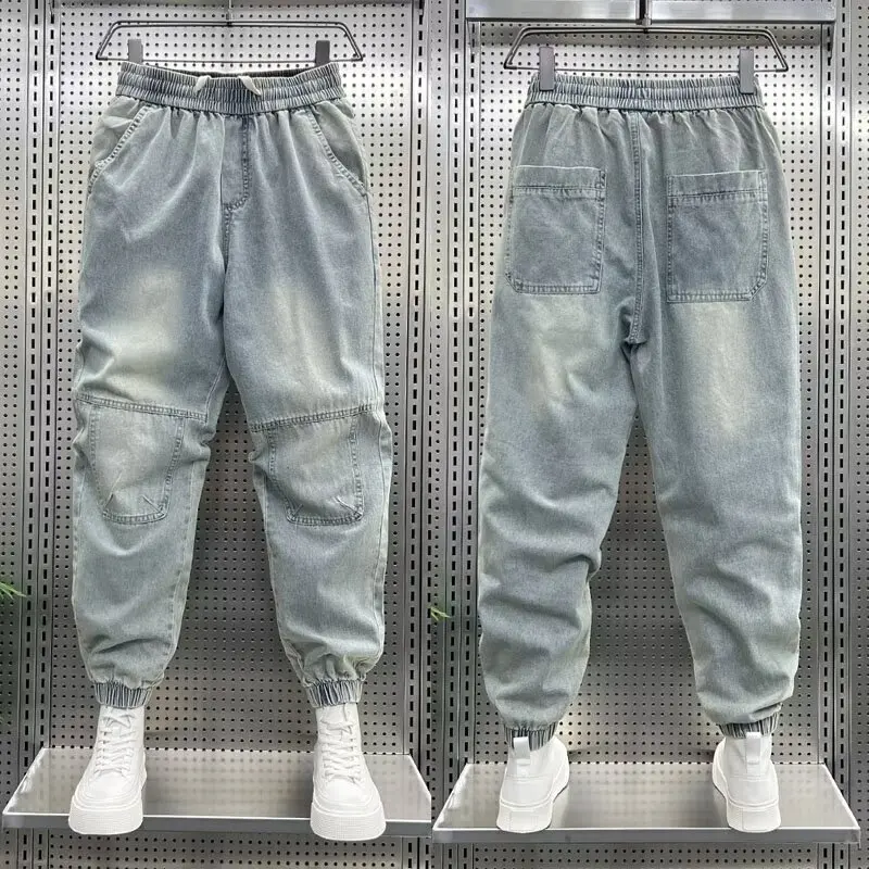 Blue Baggy Harem Denim Pants Men Streetwear Joggers Casual Pants Jean Trousers Blue Cargo Jeans Men Streetwear 2024 Spring Male
Blue Baggy Harem Denim Pants Men Streetwear Joggers Casual Pants Jean Trousers Blue Cargo Jeans Men Streetwear 2024 Spring Male