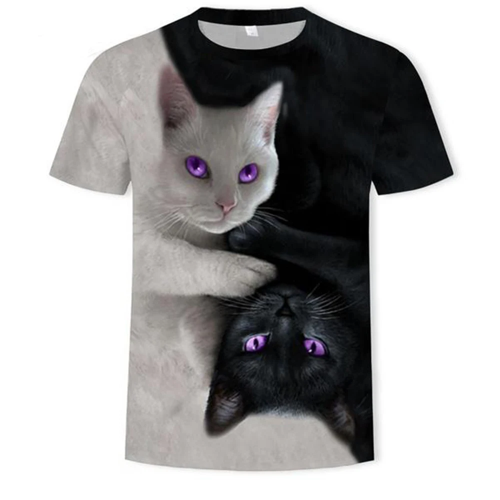 Tshirts for Men Animal Short Sleeve Cat Graphic T-shirts Women Oversized Trending Products Men's Tshirt Tee O-Neck Streetwear
Tshirts for Men Animal Short Sleeve Cat Graphic T-shirts Women Oversized Trending Products Men's Tshirt Tee O-Neck Streetwear