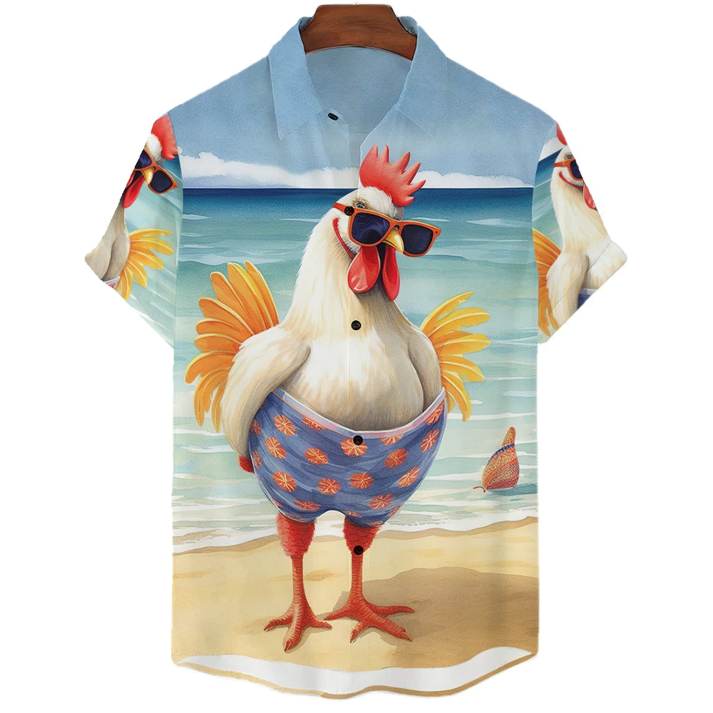 Fun Chicken Men'S Shirt Fun Cute Men'S Hawaiian Shirt Short Sleeve Casual Top Beach Party Fashion Animal 3d Print Shirt For Men
Fun Chicken Men'S Shirt Fun Cute Men'S Hawaiian Shirt Short Sleeve Casual Top Beach Party Fashion Animal 3d Print Shirt For Men
