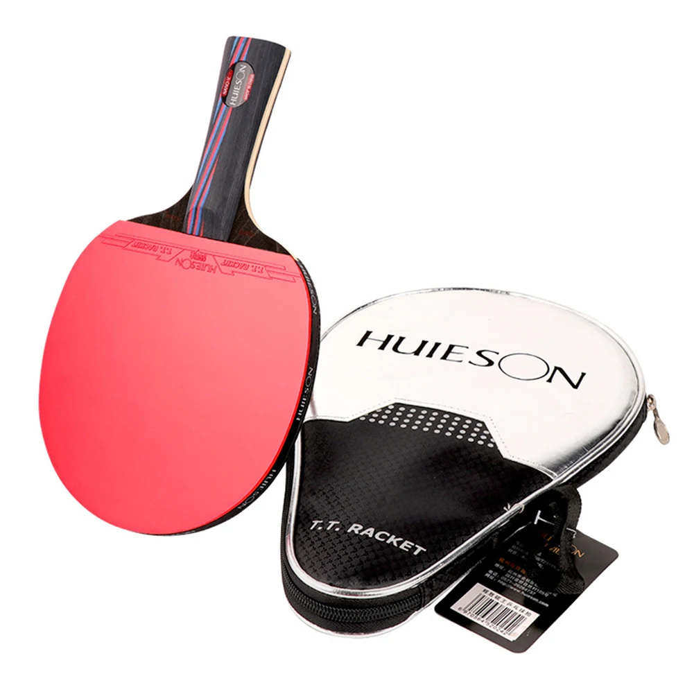 Ping Pong Paddle Table Tennis Racket 1 Pcs 9.8 Nano Black+Red Good Elasticity Hybrid Wood Indoor Sports Durable
Ping Pong Paddle Table Tennis Racket 1 Pcs 9.8 Nano Black+Red Good Elasticity Hybrid Wood Indoor Sports Durable