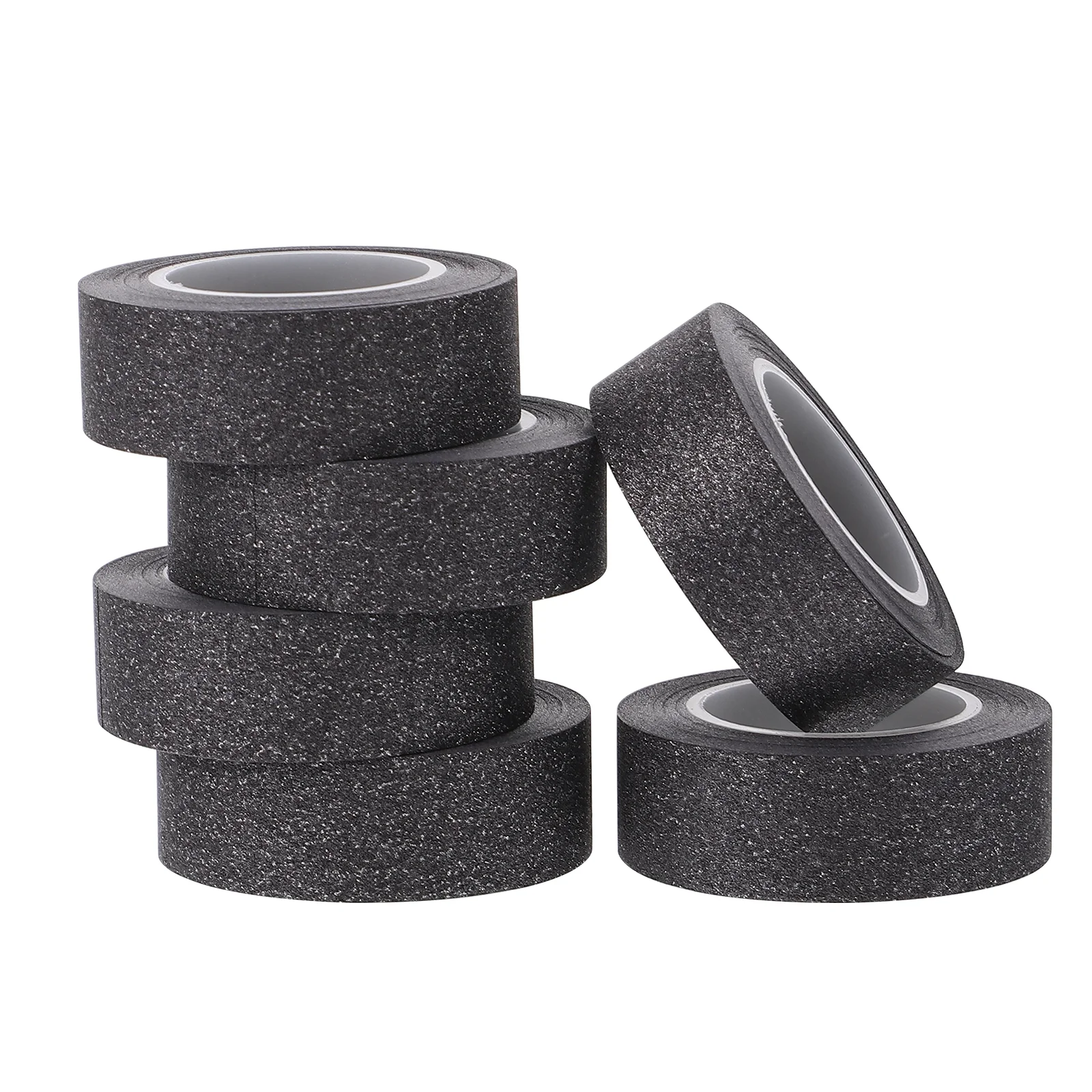 

Black Glitter Paper 6 Rolls DIY Glitter Washi Tape Sparkle Decorative Tape Scrapbooking Sticky Paper Tape Gift Wrapping