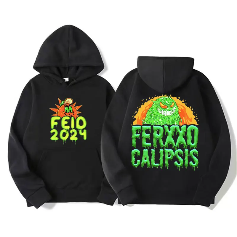Feid Ferxxocalipsis Album World Tour 2024 Double Sided Print Pullover Hoodies Men's Clothing Hip Hop Oversized Sweatshirt Hoodie
Feid Ferxxocalipsis Album World Tour 2024 Double Sided Print Pullover Hoodies Men's Clothing Hip Hop Oversized Sweatshirt Hoodie