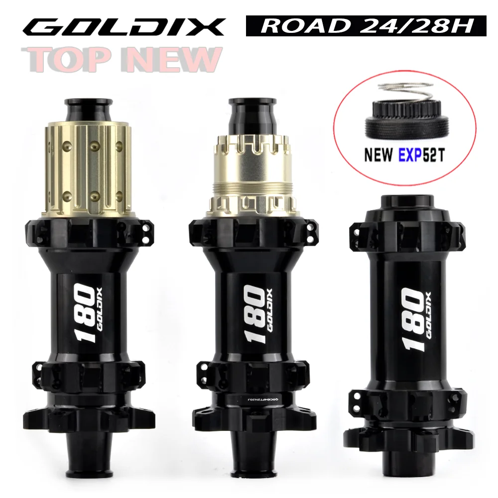 GOLDIX R180 6 болтов 28 отверстий EXP52T трещотка дорожный гравий велосипедная втулка подходит для SHIMANO и SRAM 11/12 скоростные велосипедные аксессуары
GOLDIX R180 6 болтов 28 отверстий EXP52T трещотка дорожный гравий велосипедная втулка подходит для SHIMANO и SRAM 11/12 скоростные велосипедные аксессуары