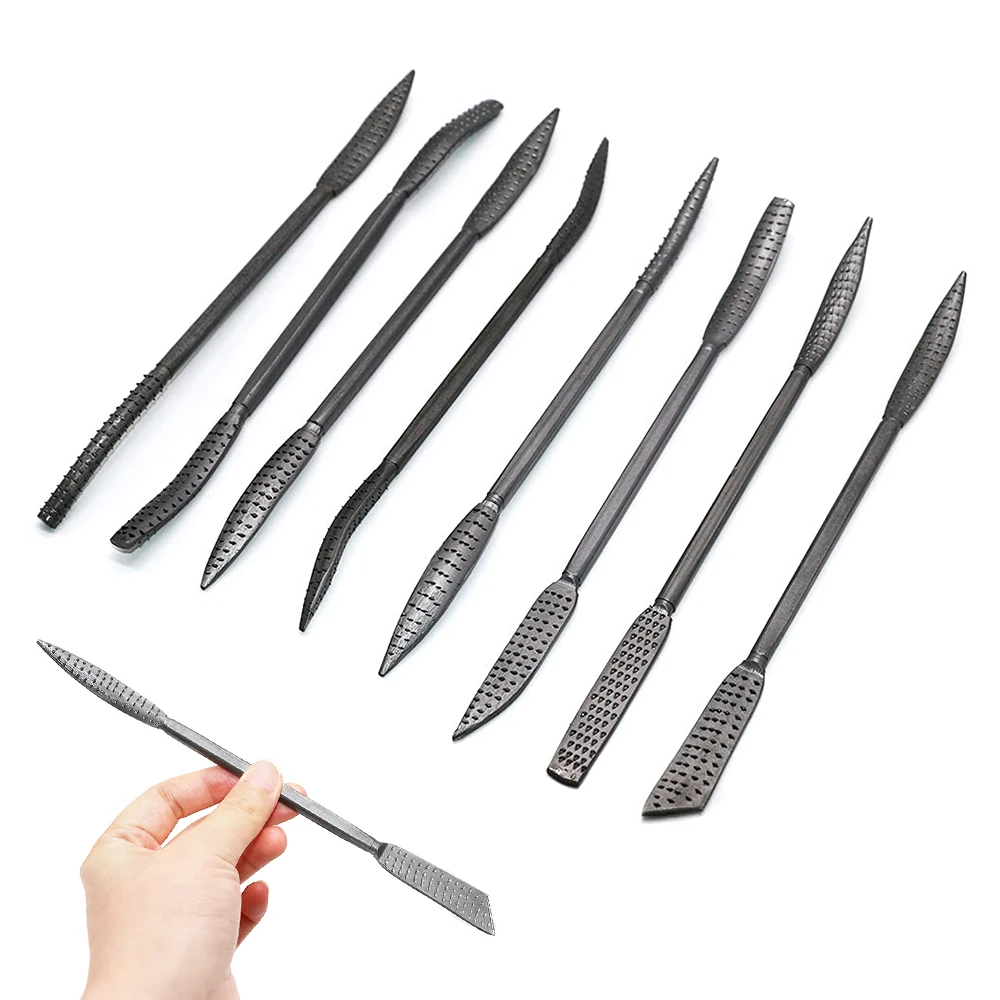 8pcs Made of Alloy Steel Woodworking Special Shaped File Double Head Woodworking File Set for Woodworking Grinding 
8pcs Made of Alloy Steel Woodworking Special Shaped File Double Head Woodworking File Set for Woodworking Grinding
